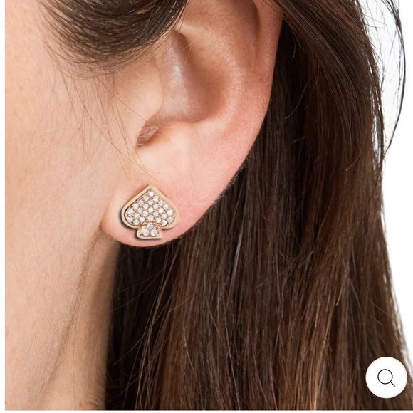 Kate Spade Everday Spade Stud Earrings - Picture 1 of 4